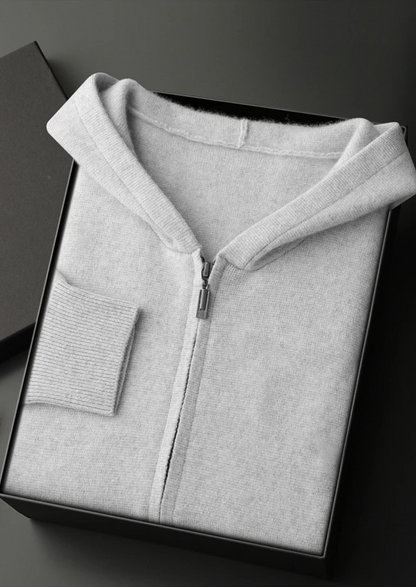 Premium Cashmere Zipper Hoodie - photo 11