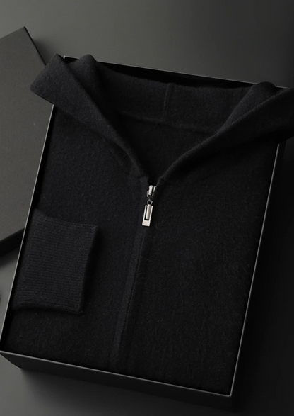 Premium Cashmere Zipper Hoodie - photo 12