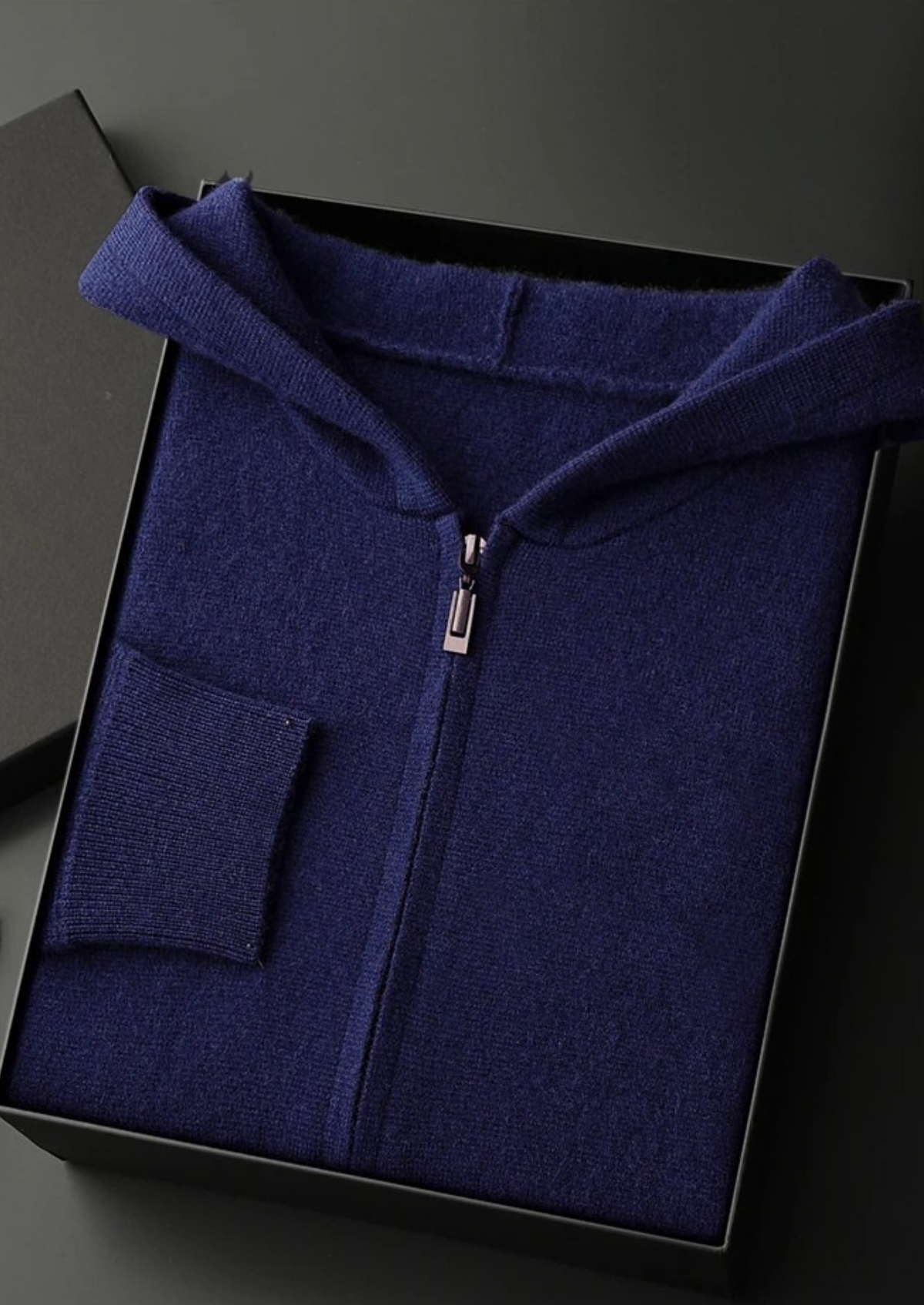 Premium Cashmere Zipper Hoodie - photo 13
