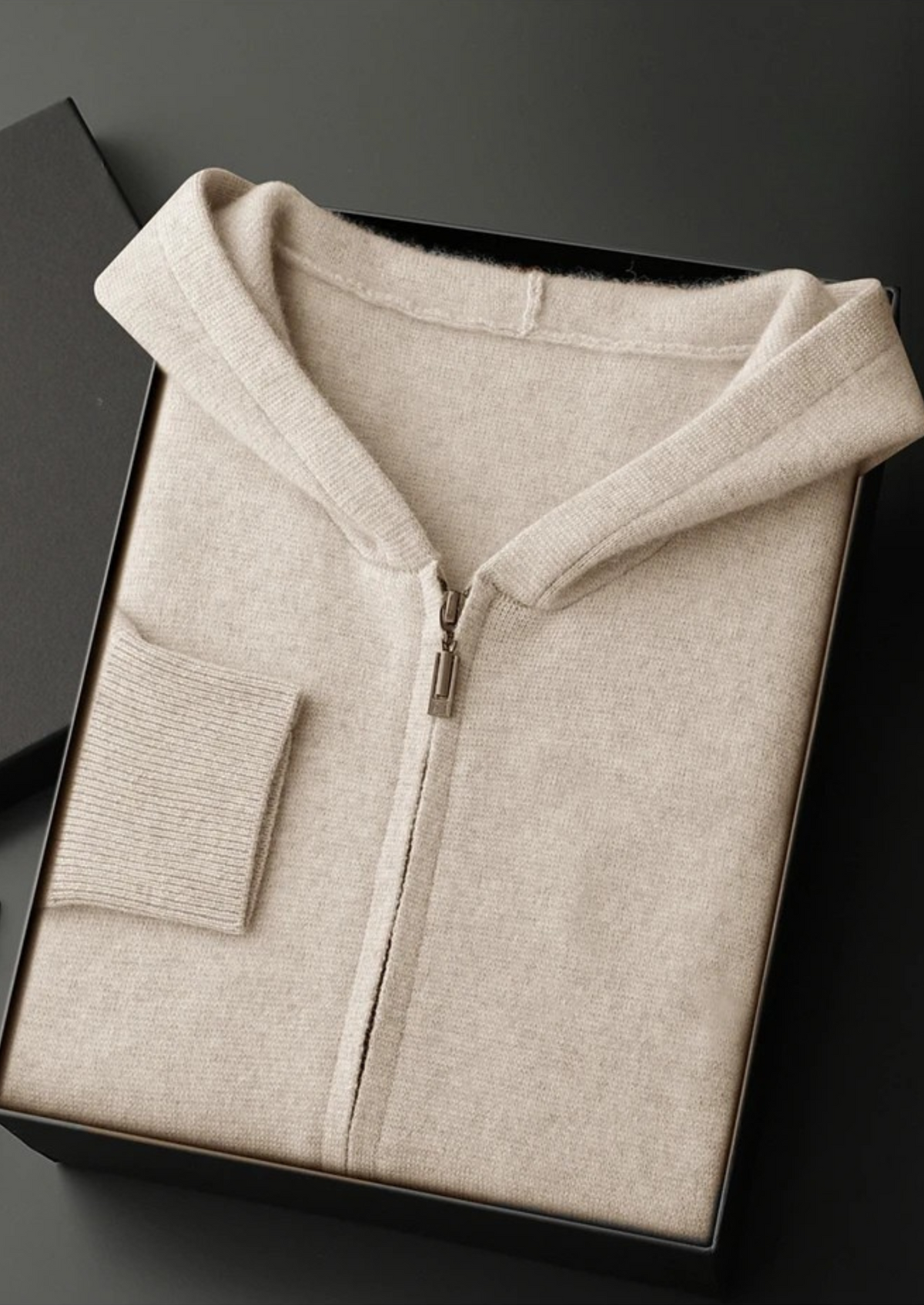 Premium Cashmere Zipper Hoodie - photo 15