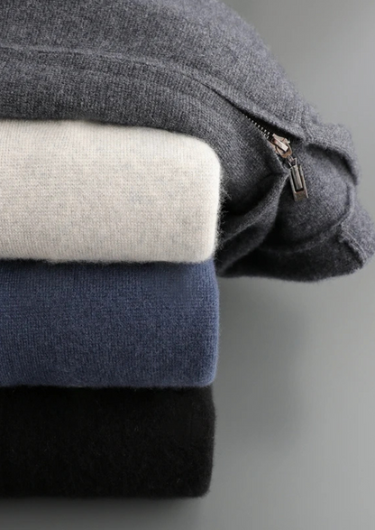 Premium Cashmere Zipper Hoodie - photo 17