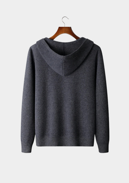 Premium Cashmere Zipper Hoodie - photo 2