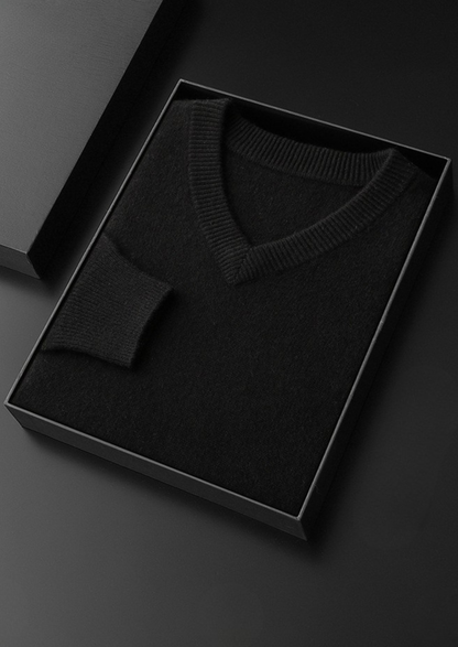 Pure Cashmere Essential V-Neck Sweater - photo 11