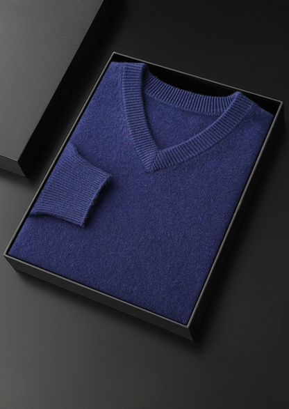 Pure Cashmere Essential V-Neck Sweater - photo 8