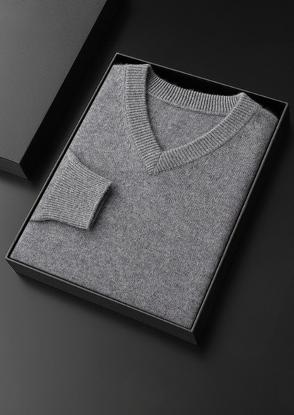 Pure Cashmere Essential V-Neck Sweater - photo 9