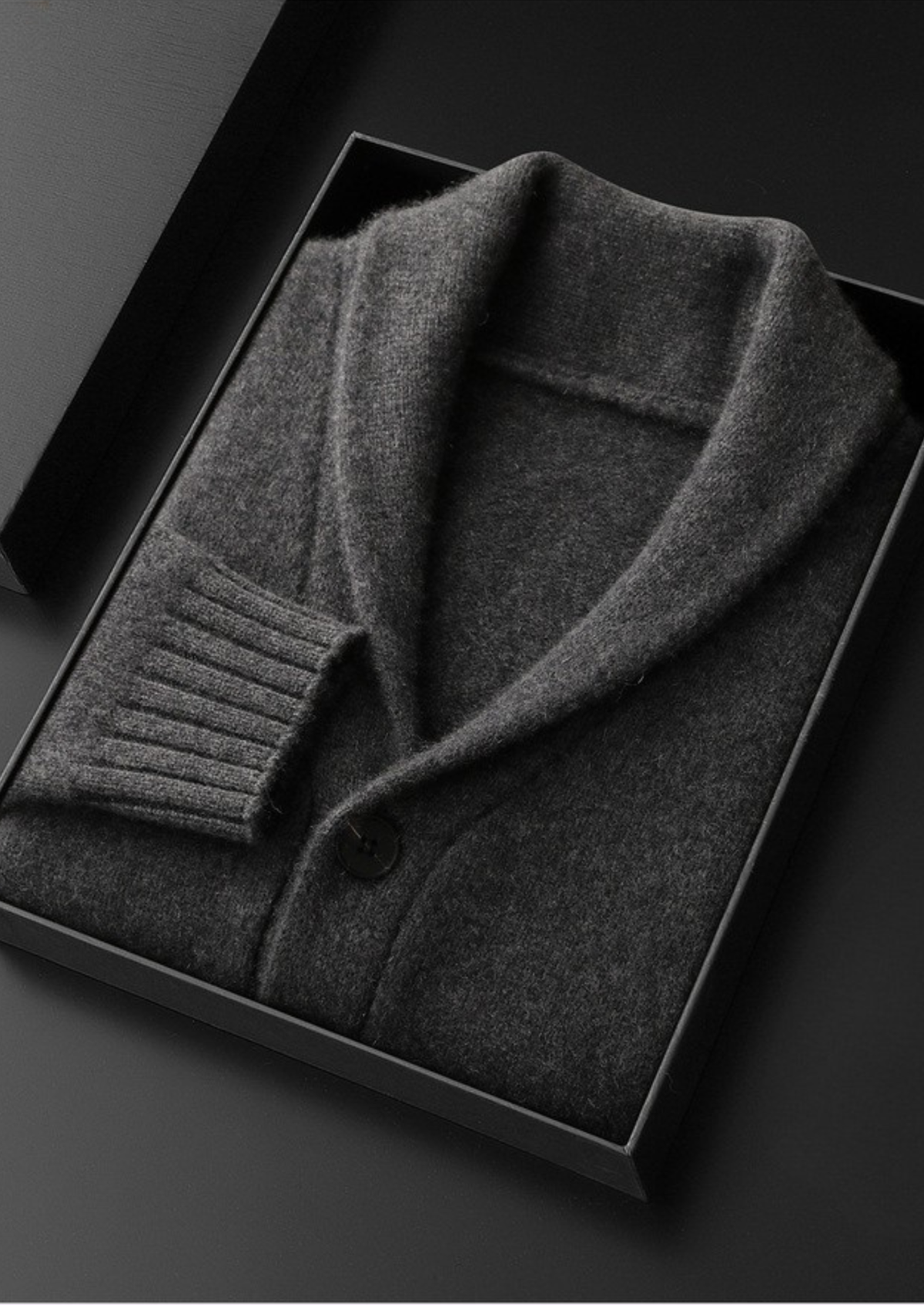 Pure Cashmere Shawl Collar Cardigan - photo 10