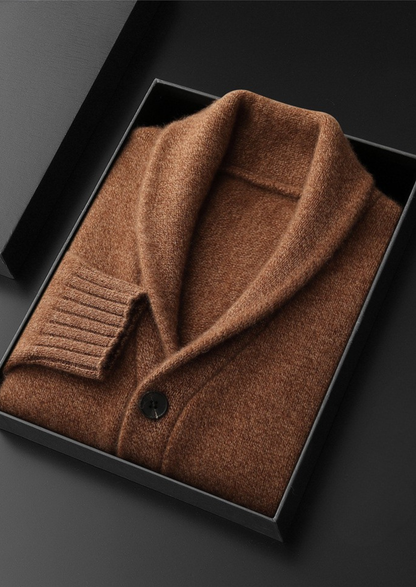 Pure Cashmere Shawl Collar Cardigan - photo 3