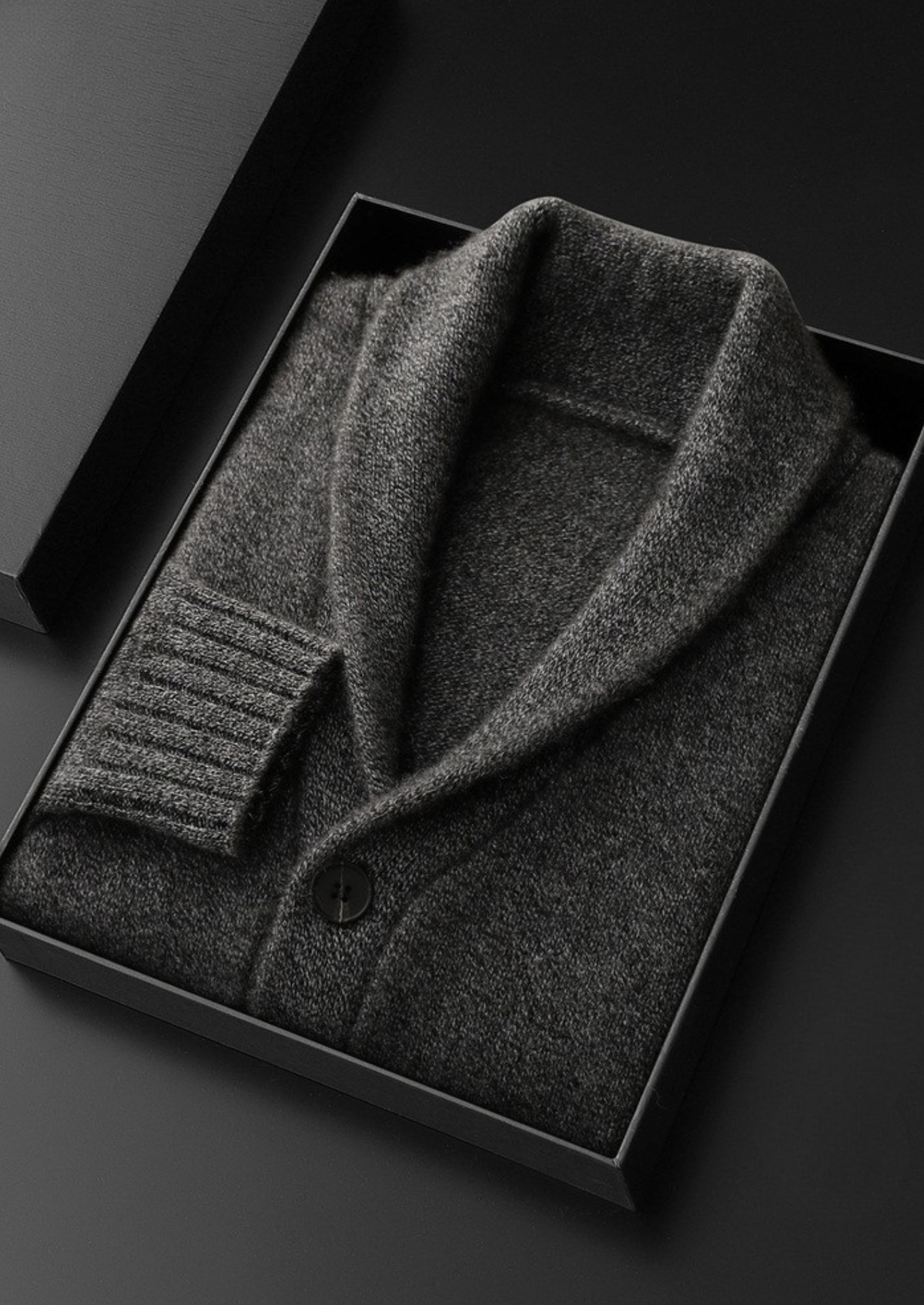 Pure Cashmere Shawl Collar Cardigan - photo 9
