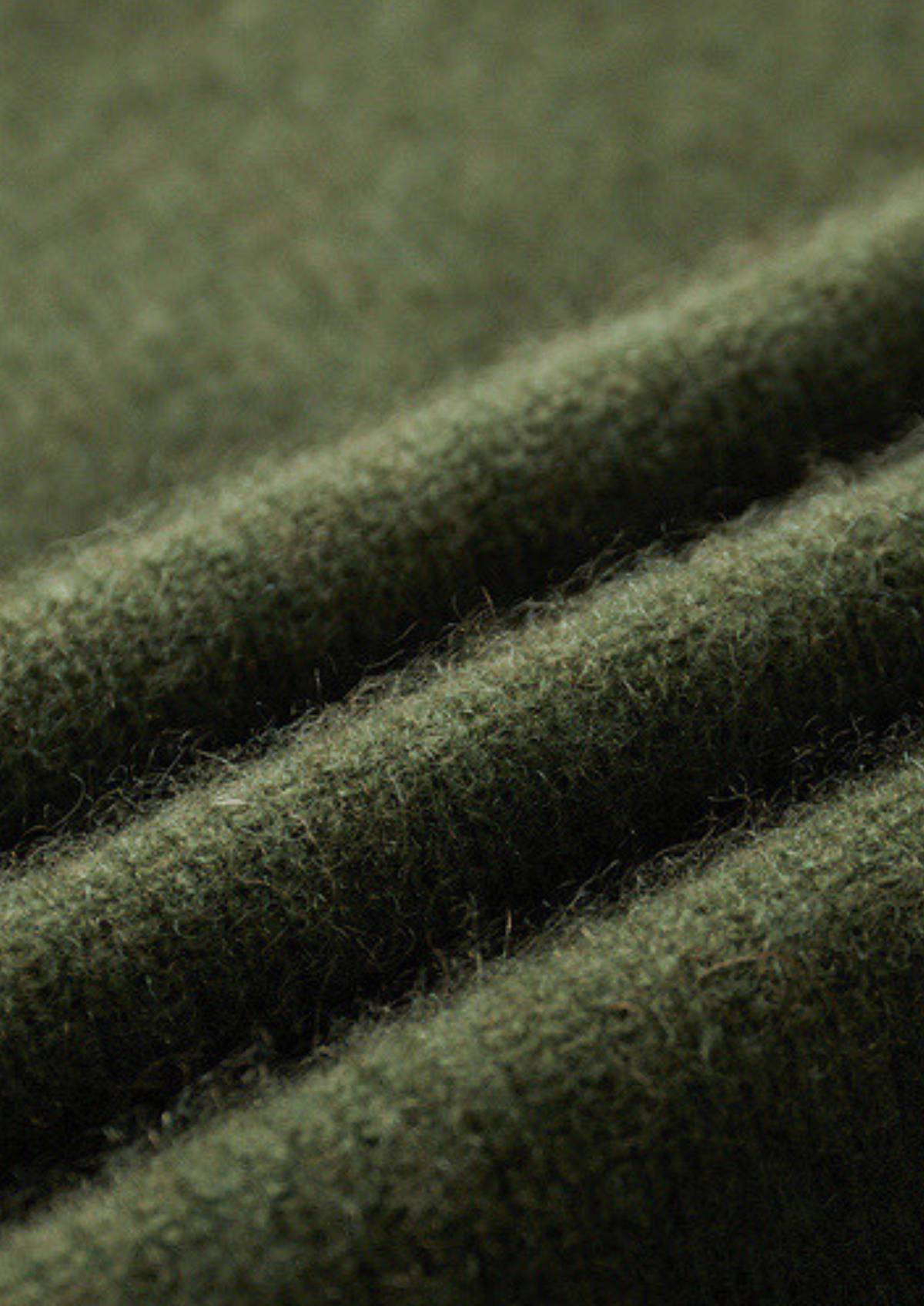 Pure Cashmere Olive Ribbed Half Zip - photo 11
