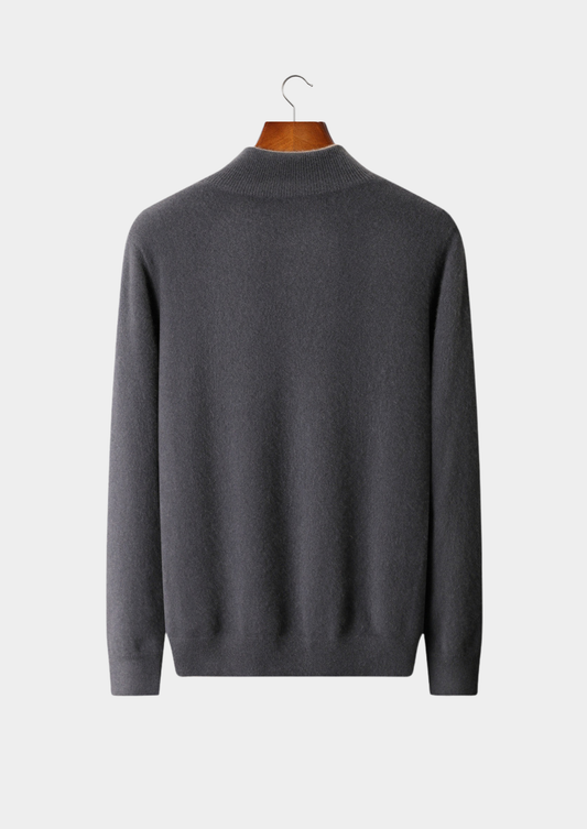 Pure Cashmere Dark Gray Dual Zip Cardigan - photo 2
