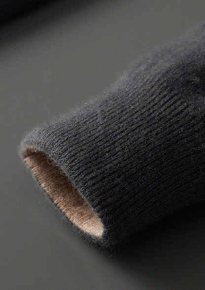Pure Cashmere Dark Gray Dual Zip Cardigan - photo 7