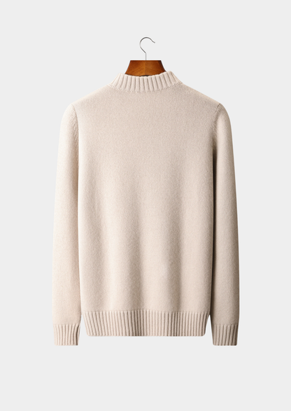 Pure Cashmere Off White Half Zip Sweater - photo 2