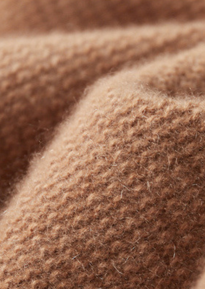 Pure Cashmere Mustard Ribbed Zip Cardigan - photo 7