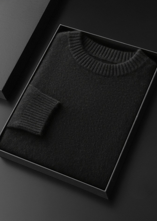 Pure Cashmere Black Essential Crewneck - photo 2