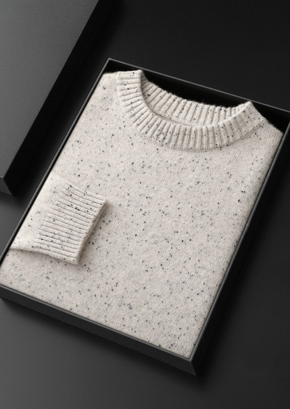 Pure Cashmere White Nepped Essential Crewneck - photo 2