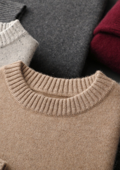 Pure Cashmere White Nepped Essential Crewneck - photo 3