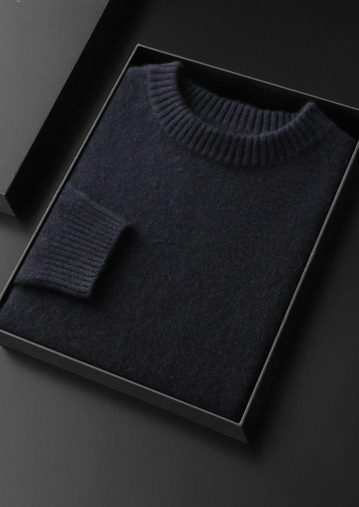 Pure Cashmere Navy Blue Essential Crewneck - photo 2