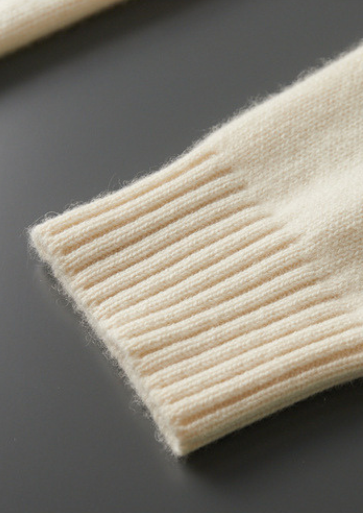 Pure Cashmere Ivory Patterned Mockneck - photo 7