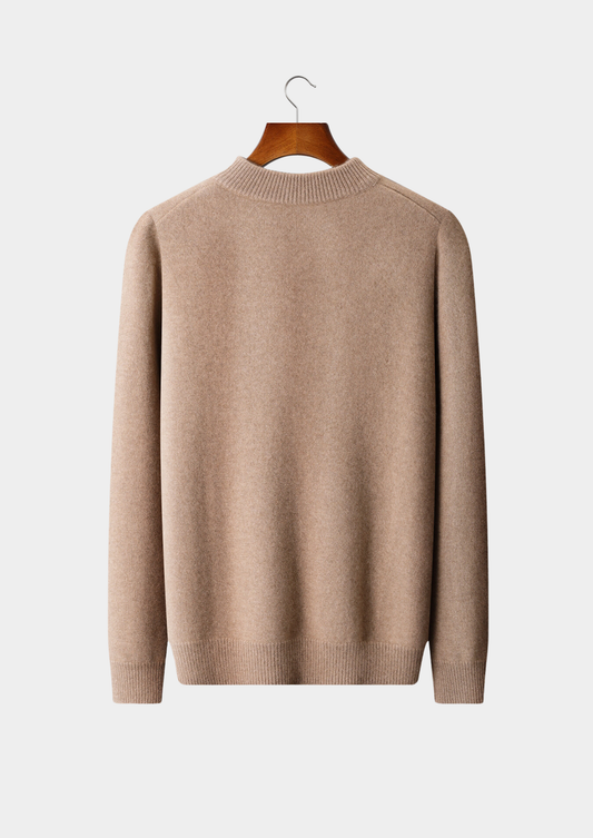 Pure Cashmere Beige Button Sweater - photo 2