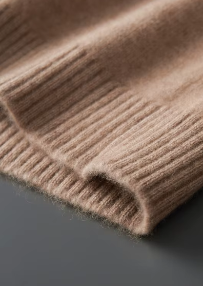 Pure Cashmere Beige Funnel Neck Cardigan - photo 6
