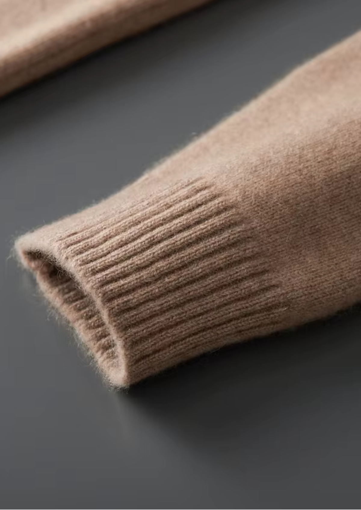 Pure Cashmere Beige Funnel Neck Cardigan - photo 7