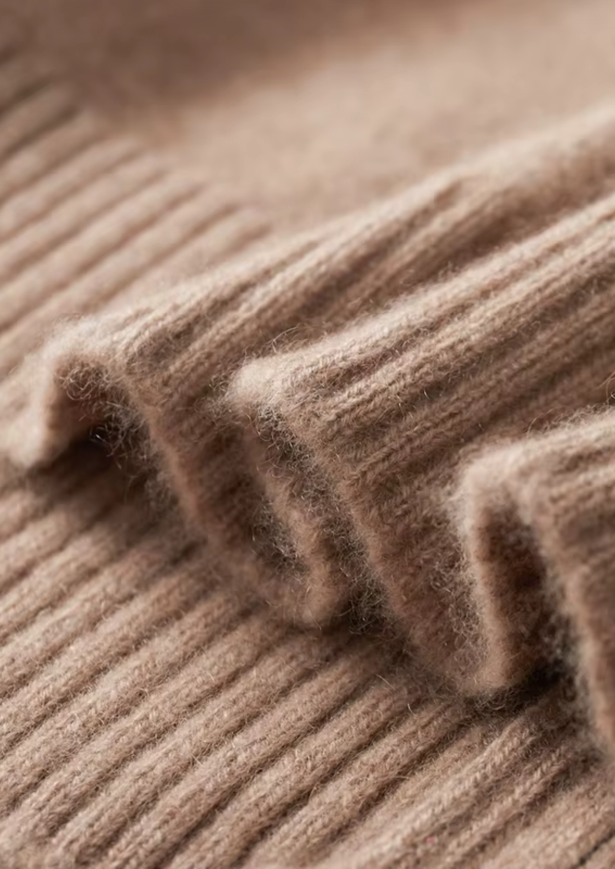 Pure Cashmere Beige Funnel Neck Cardigan - photo 8