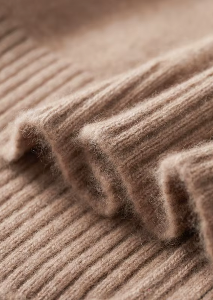 Pure Cashmere Beige Funnel Neck Cardigan - photo 8