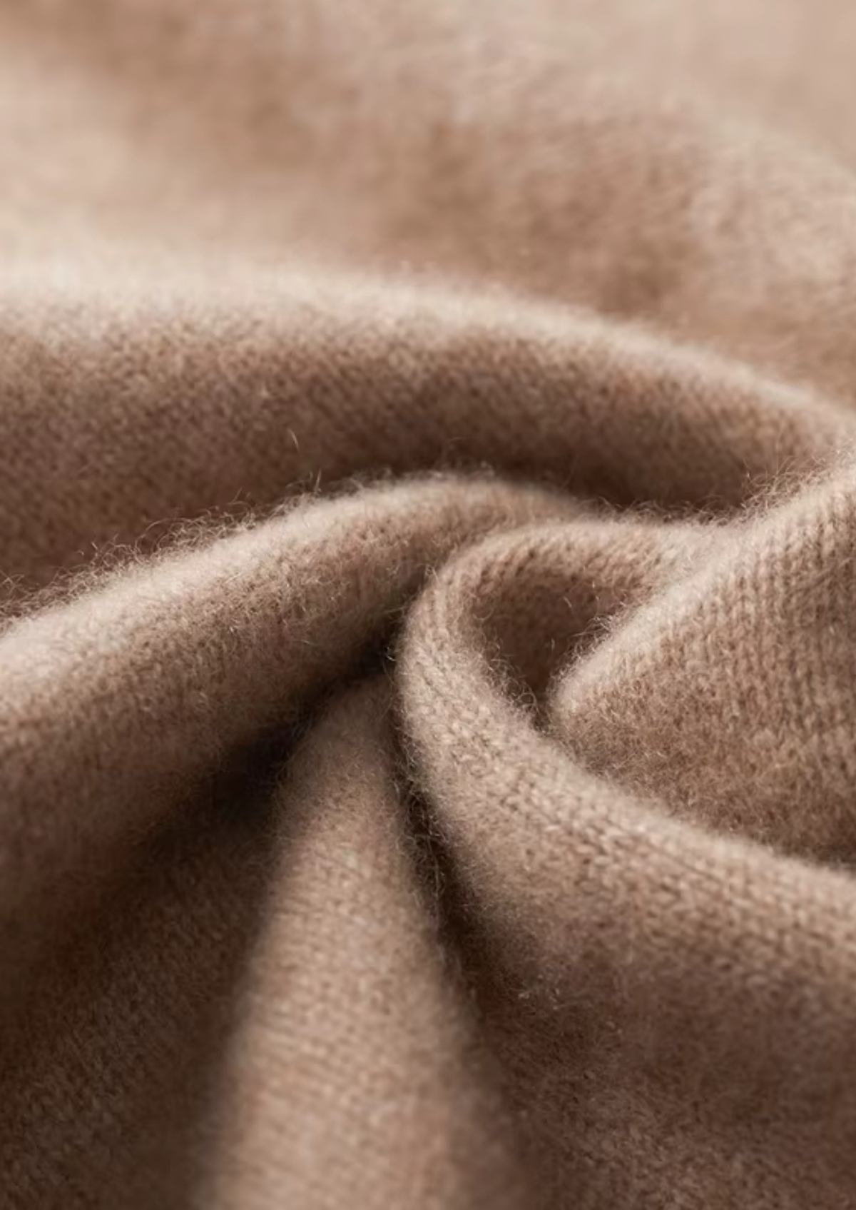 Pure Cashmere Beige Funnel Neck Cardigan - photo 9