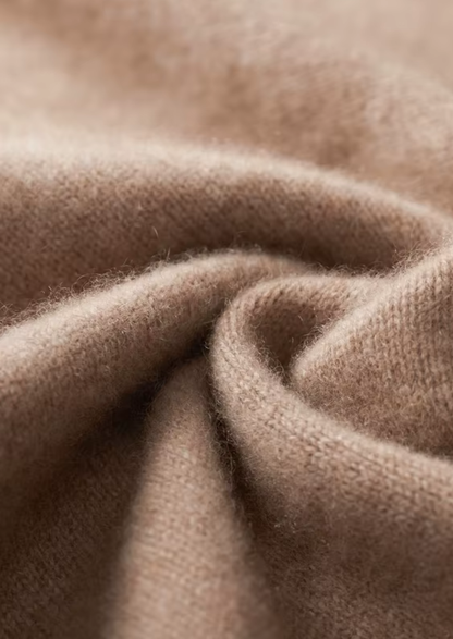 Pure Cashmere Beige Funnel Neck Cardigan - photo 9