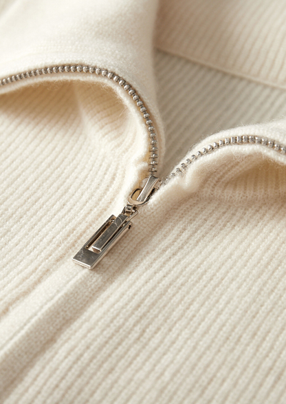 Pure Cashmere Ivory Body Warmer Vest - photo 3