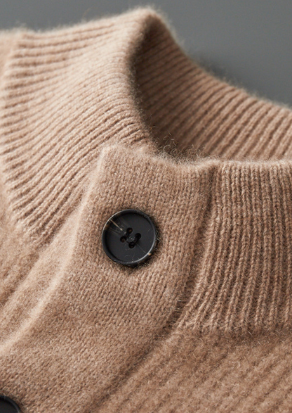 Pure Cashmere Beige Button Overshirt - photo 3