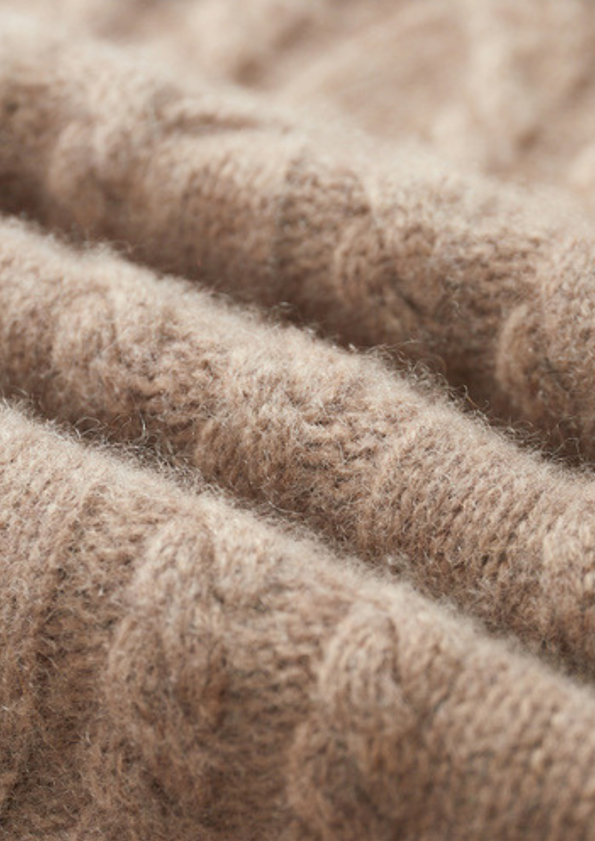 Pure Cashmere Beige Cable Half Zip Sweater - photo 4
