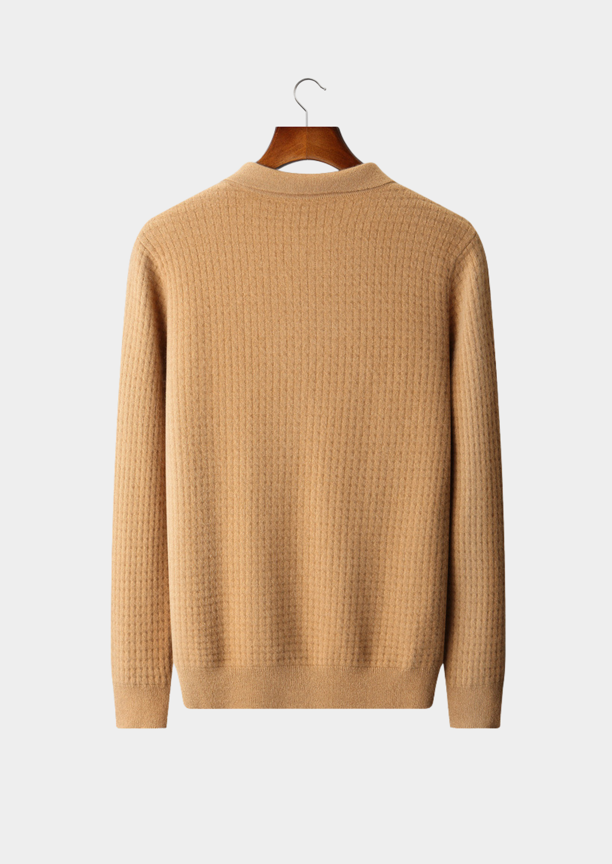 Pure Cashmere Caramel Textured Button Cardigan - photo 2