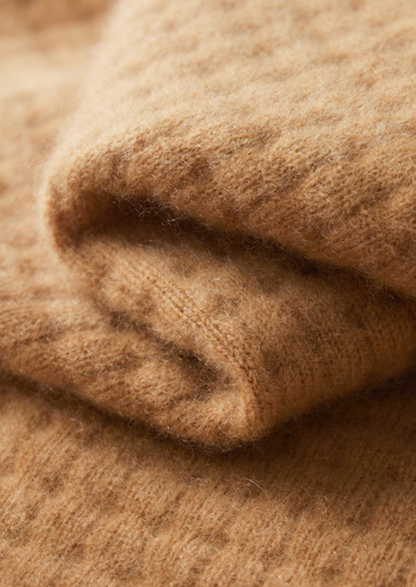 Pure Cashmere Caramel Textured Button Cardigan - photo 5