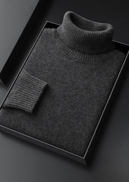 Pure Cashmere Dark Gray Essential Rollneck - photo 2