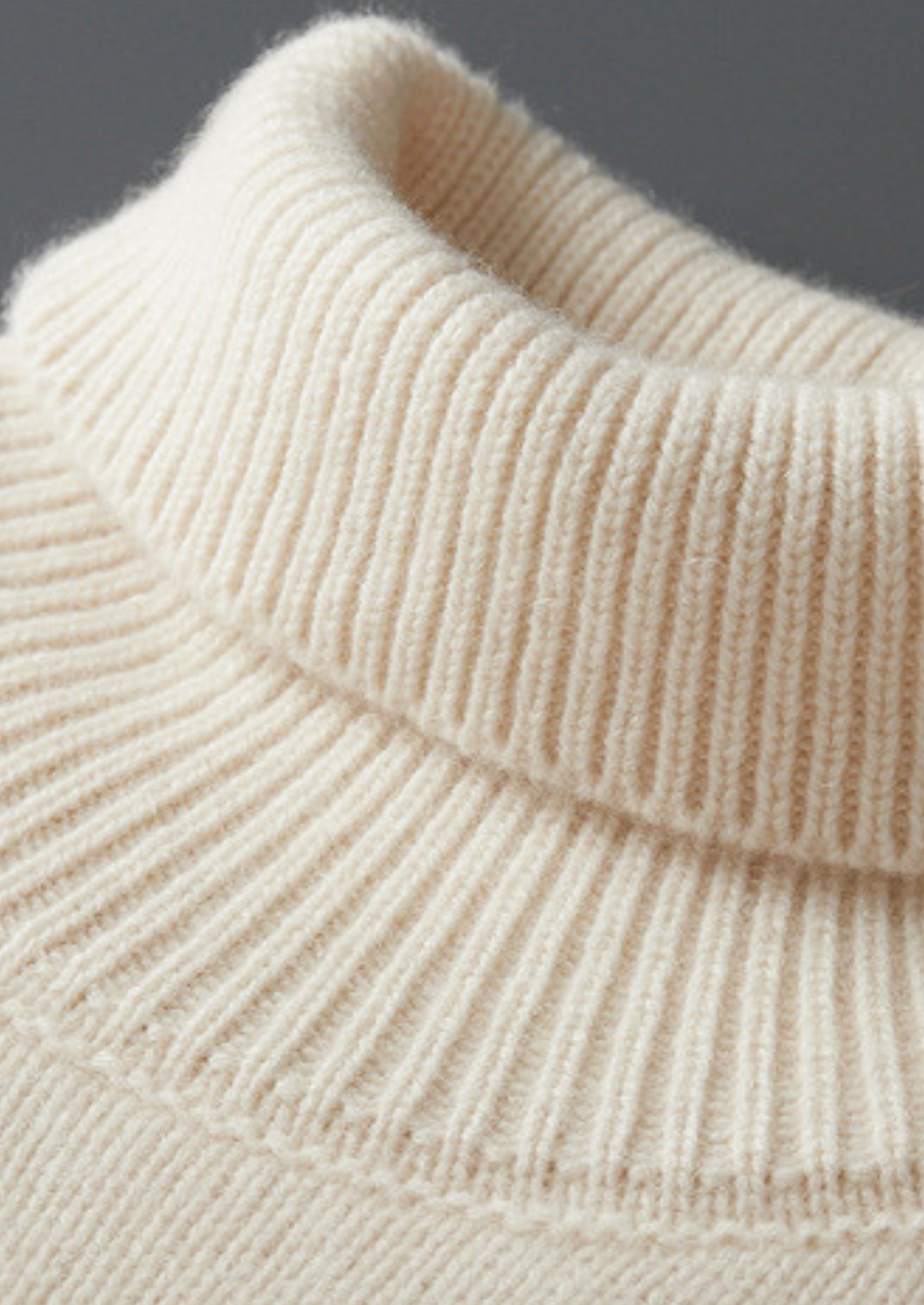 Pure Cashmere Ivory Essential Rollneck - photo 4