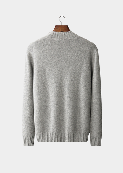 Pure Cashmere Mockneck Sweater - photo 2