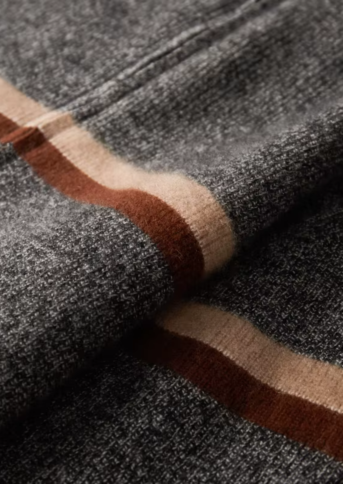 Pure Cashmere Striped Zip Cardigan - photo 3