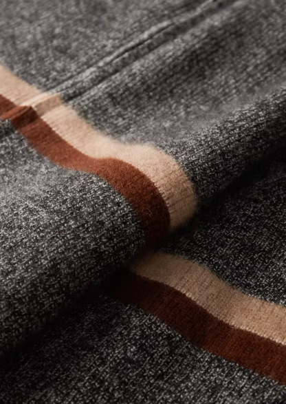 Pure Cashmere Striped Zip Cardigan - photo 3