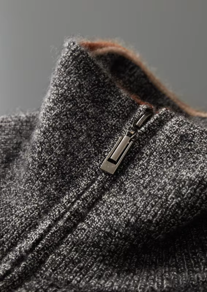Pure Cashmere Striped Zip Cardigan - photo 5