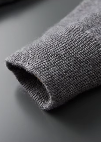 Pure Extra-Fine Merino Wool Polo Zip Cardigan - photo 7
