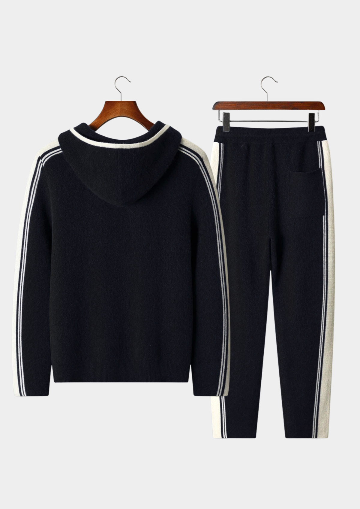 Pure Extra-Fine Merino Wool Black Damien Set - photo 2