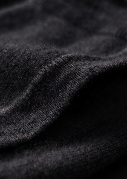 Pure Extra-Fine Merino Wool Black Luzzo Set - photo 7