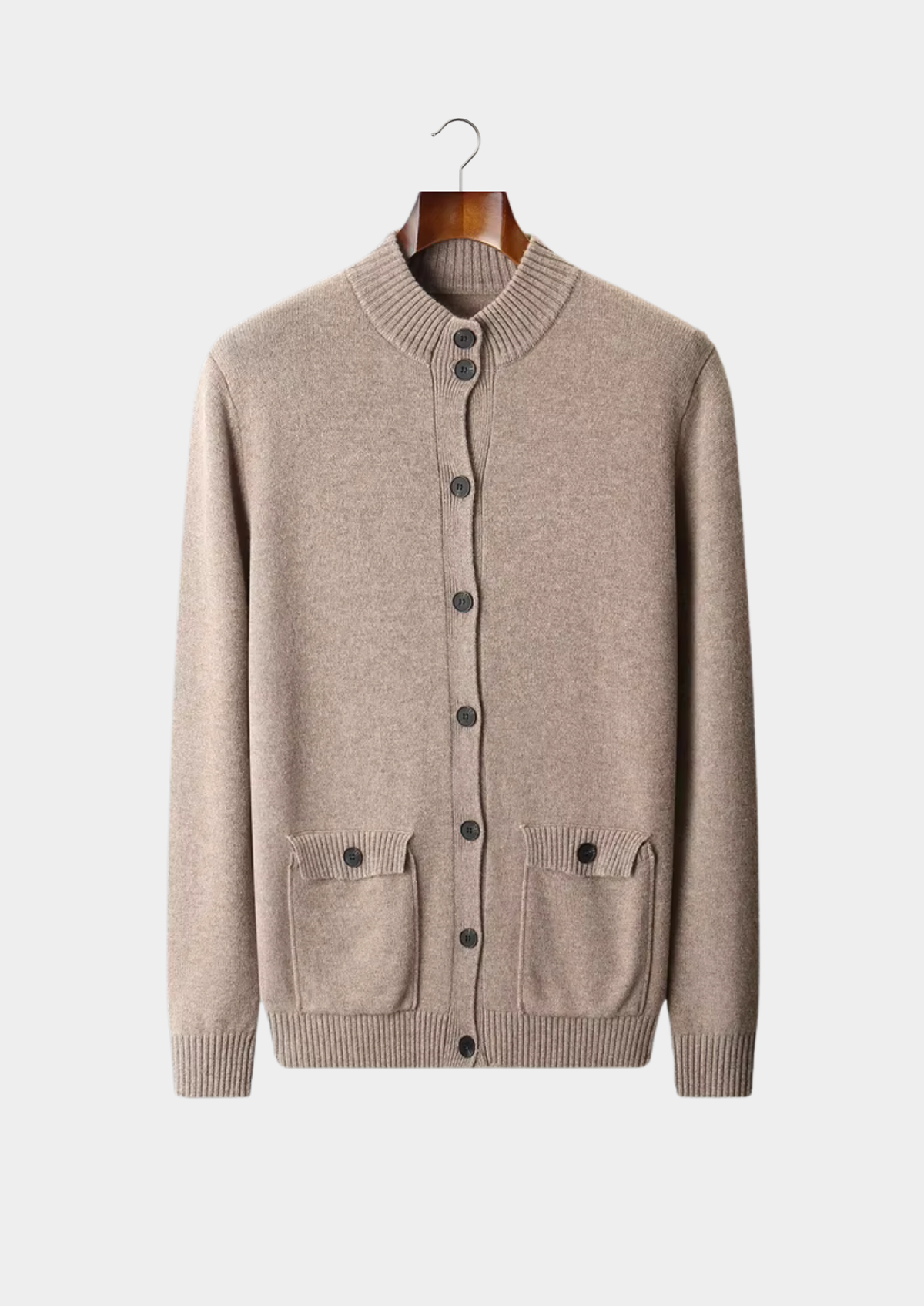 Pure Extra-Fine Merino Wool Button Cardigan - photo 2