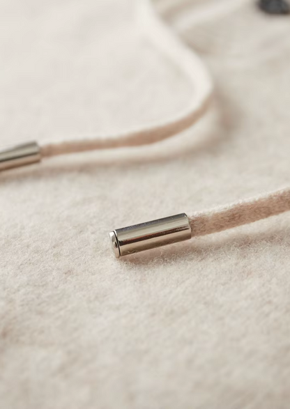 Pure Extra-Fine Merino Wool Button Hoodie - photo 8