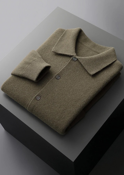 Pure Extra-Fine Merino Wool Button Overshirt - photo 19