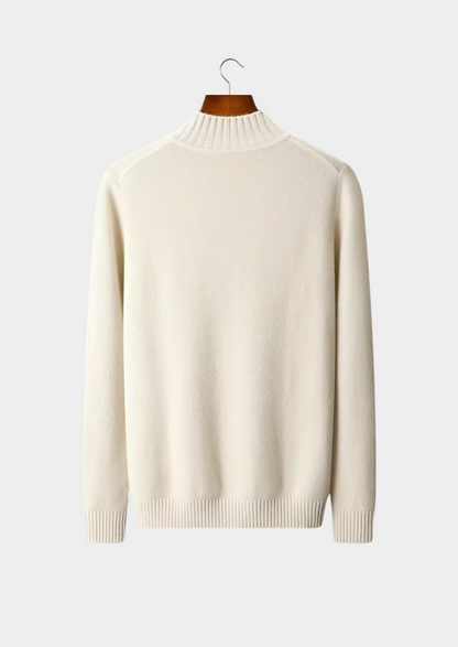Pure Extra-Fine Merino Wool Classic Button Sweater - photo 2