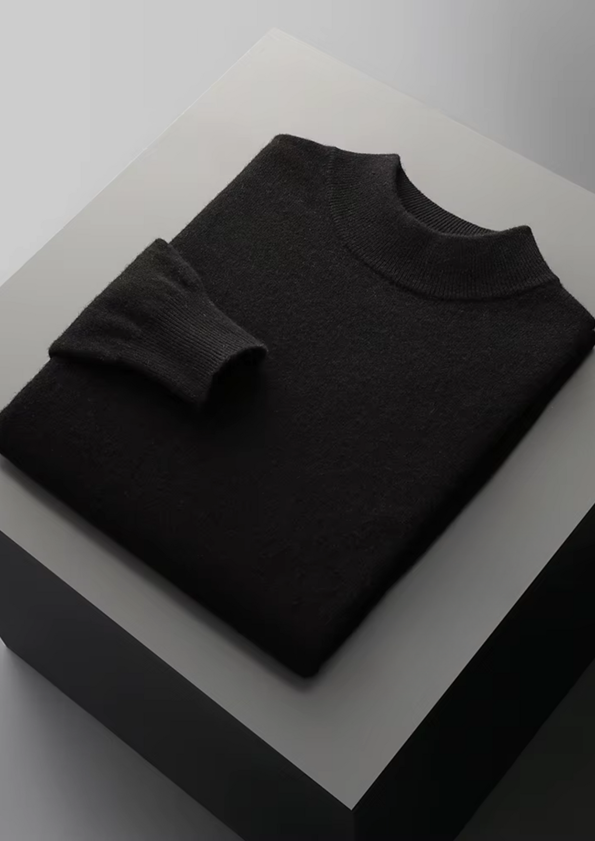 Pure Extra-Fine Merino Wool Classic Mockneck - photo 10