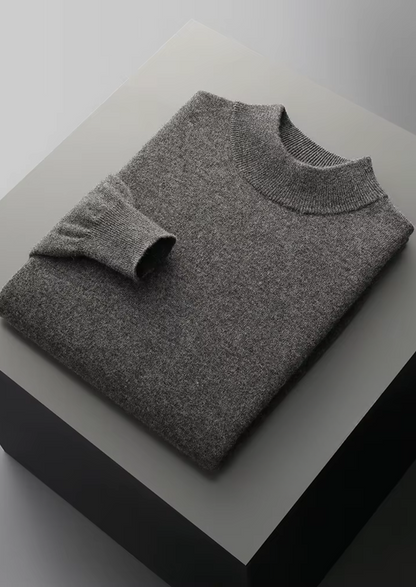 Pure Extra-Fine Merino Wool Classic Mockneck - photo 12