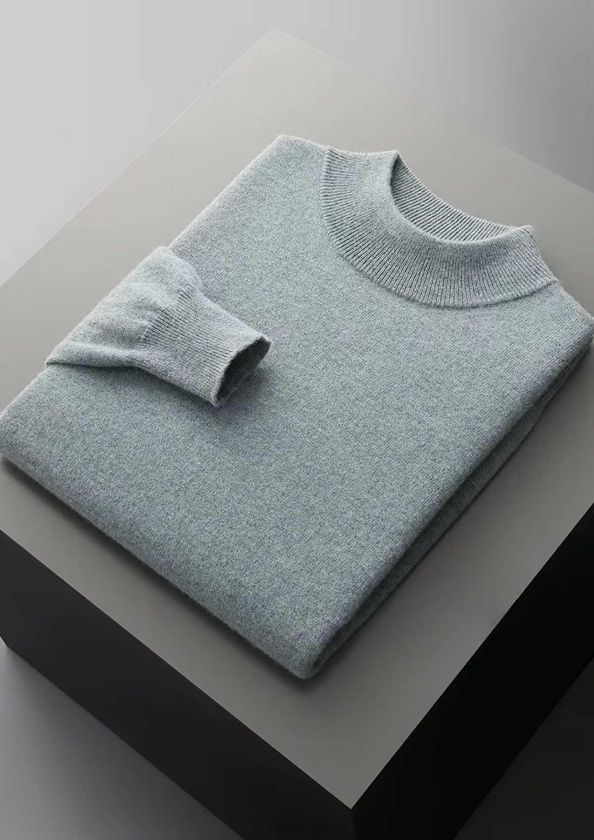 Pure Extra-Fine Merino Wool Classic Mockneck - photo 13